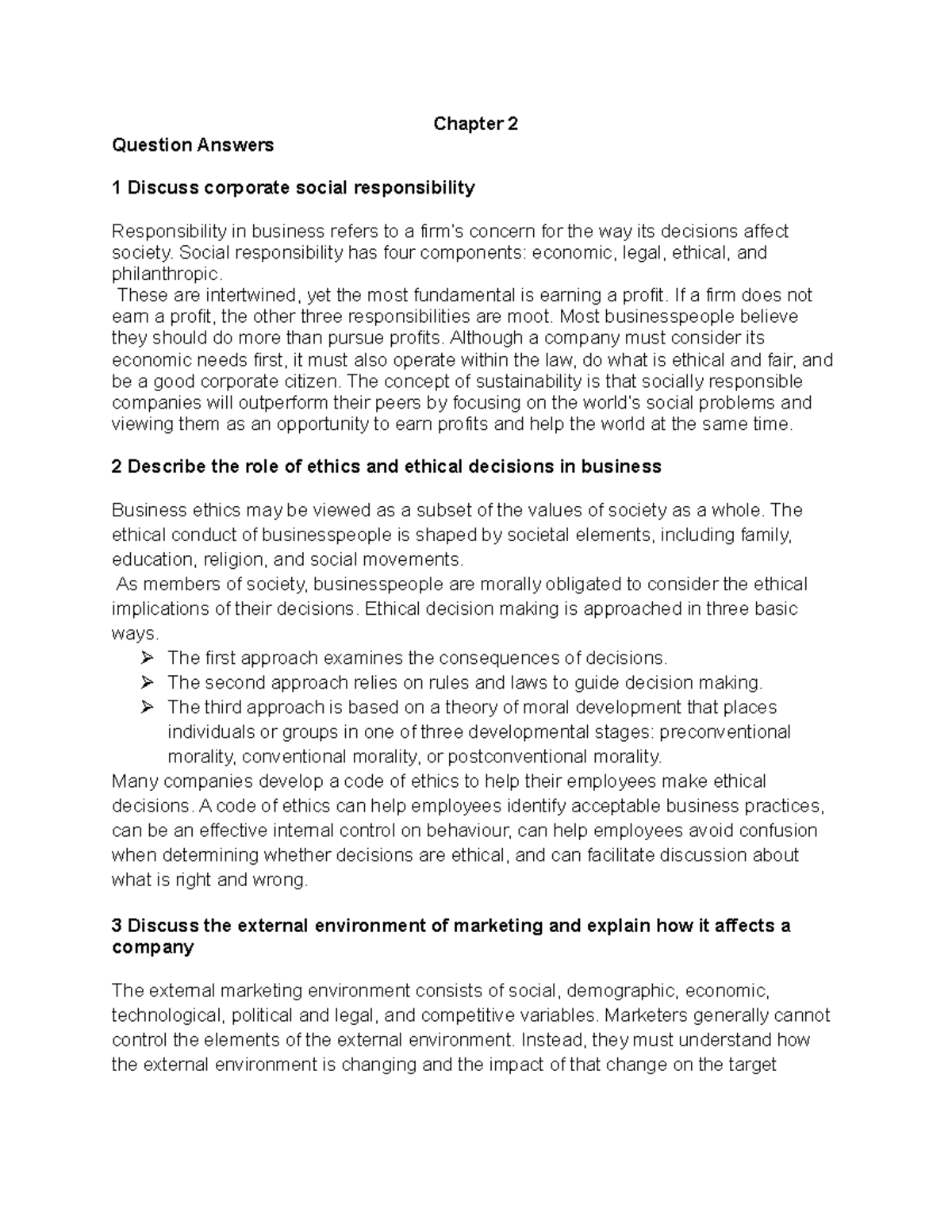 Chapter 1 Marketing Is All Around Us Answer Key Marketing+Chapter+2 - Pursue an undergraduate subject you’re passionate