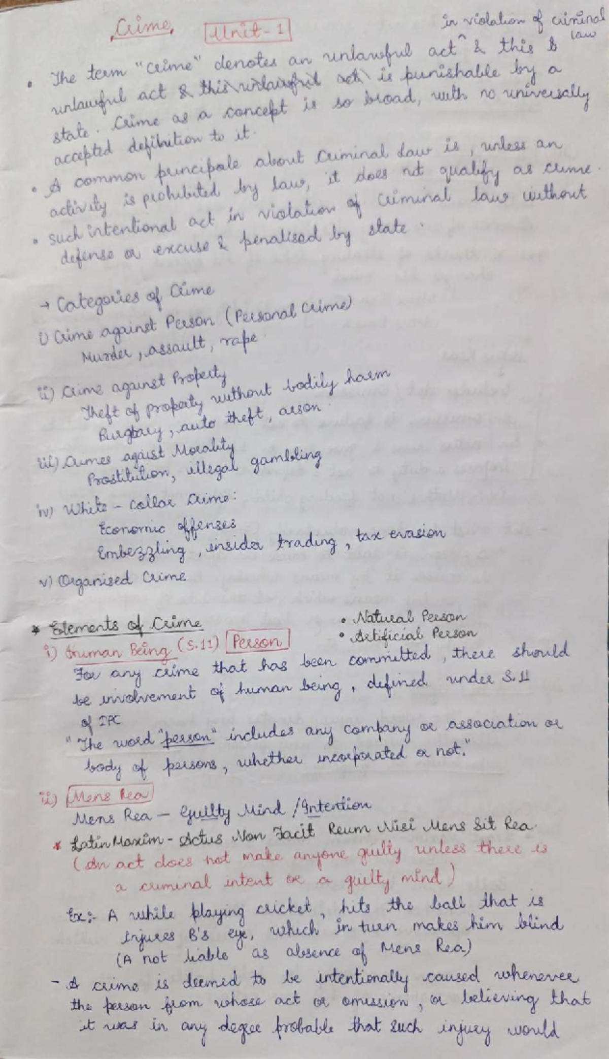 Ipc-crimes-notes - ipc crime notes on priniciple of criminal law ...