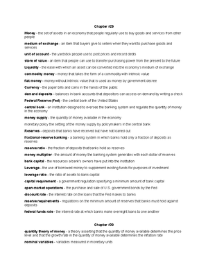 Chapter 5 Reading Notes and Lecture - ECO 232 - SFA - Studocu