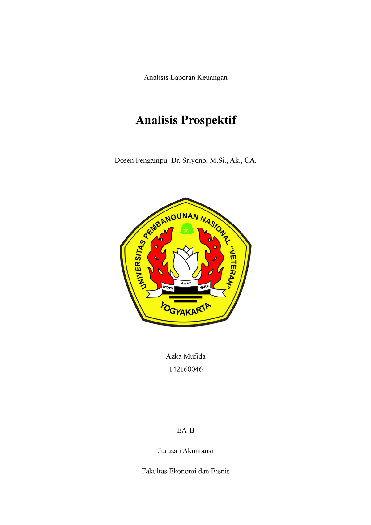 Analisis Laporan Keuangan Bab 9 Analisis - Analisis Laporan Keuangan ...