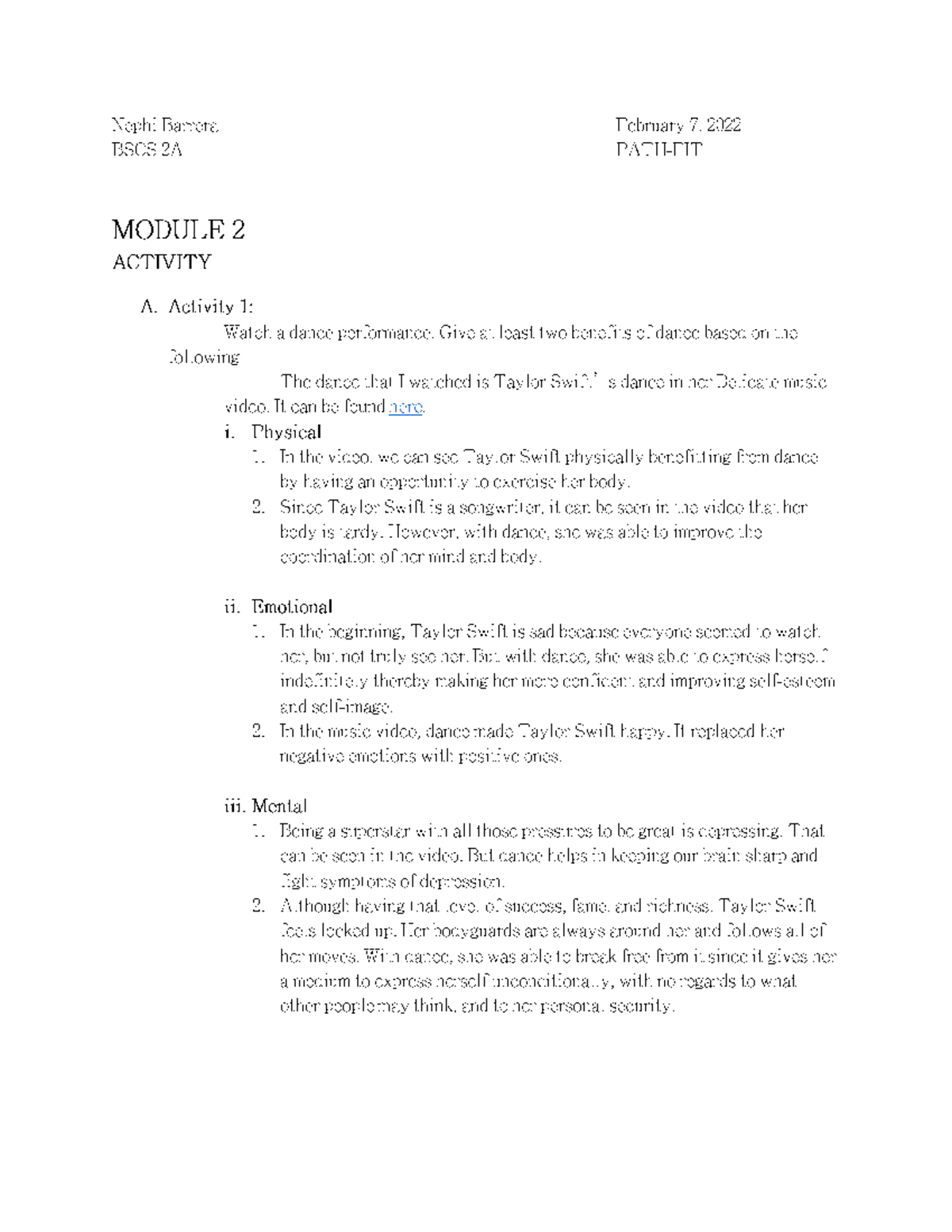2. Module 2 Activity - ////// - College Algebra - Studocu