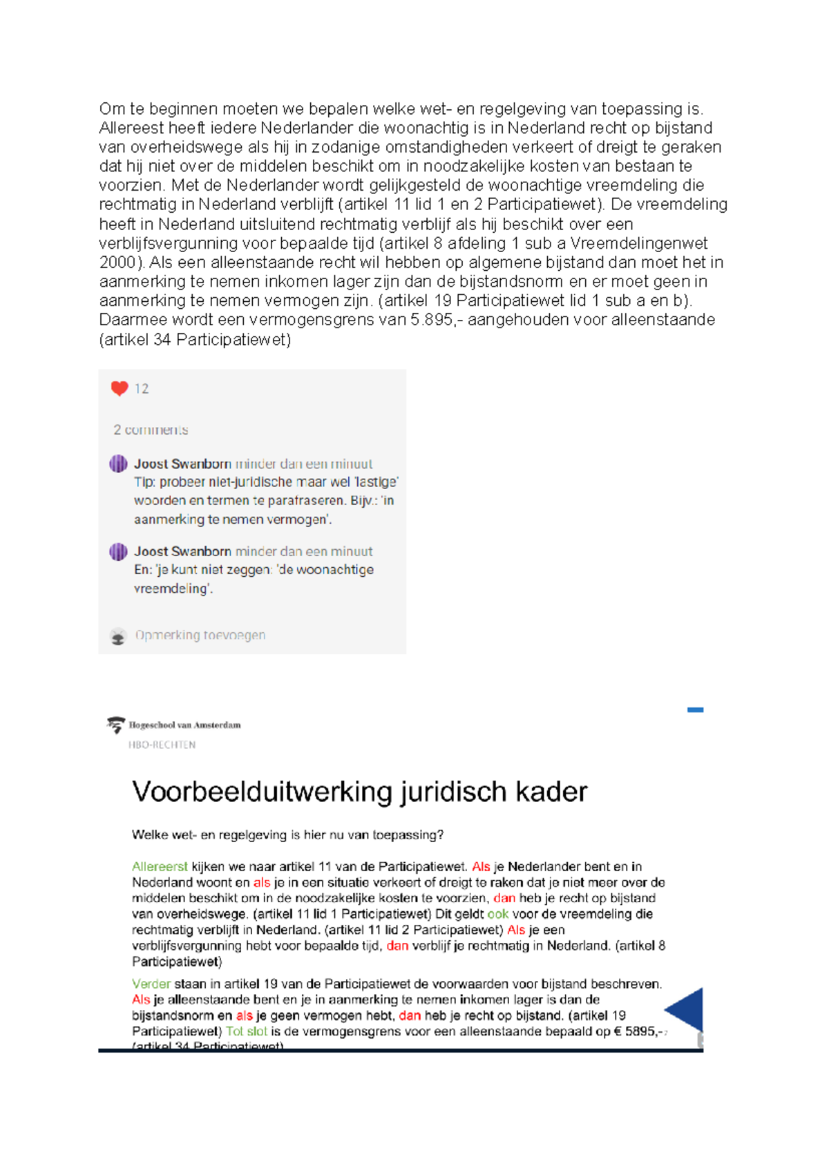 Juridisch Kader Bijstandsuitkering - Om Te Beginnen Moeten We Bepalen ...