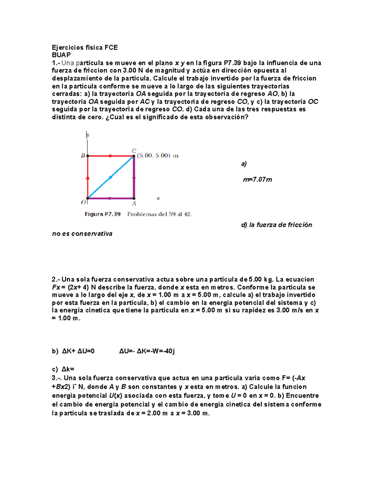 Ejercicios Fisica Fisica Buap Studocu