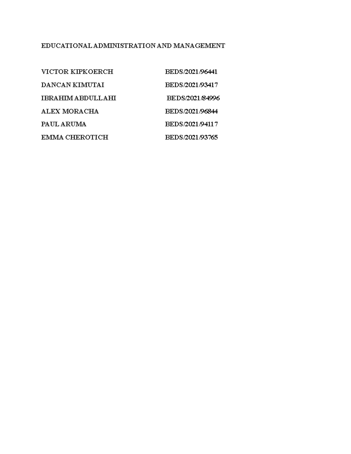 er Freiberg address EDUCATIONAL ADMINISTRATION AND MANAGEMENT