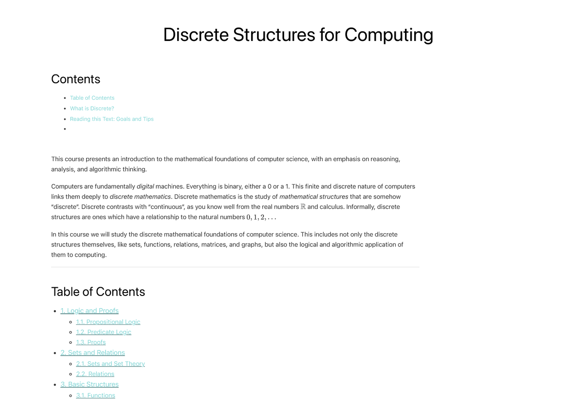 Www.csd - Lll - Discrete Structures for Computing Contents Table of ...