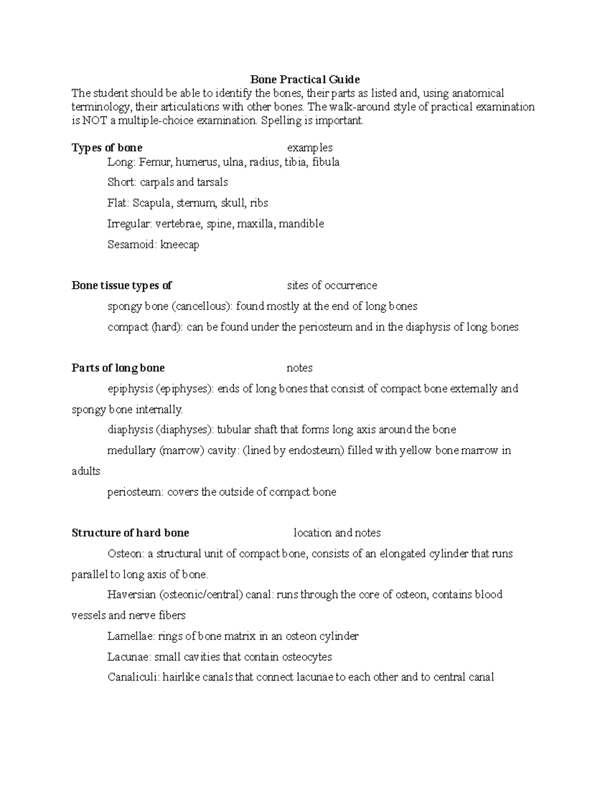 skeletal-system-notes-bone-practical-guide-the-student-should-be-able