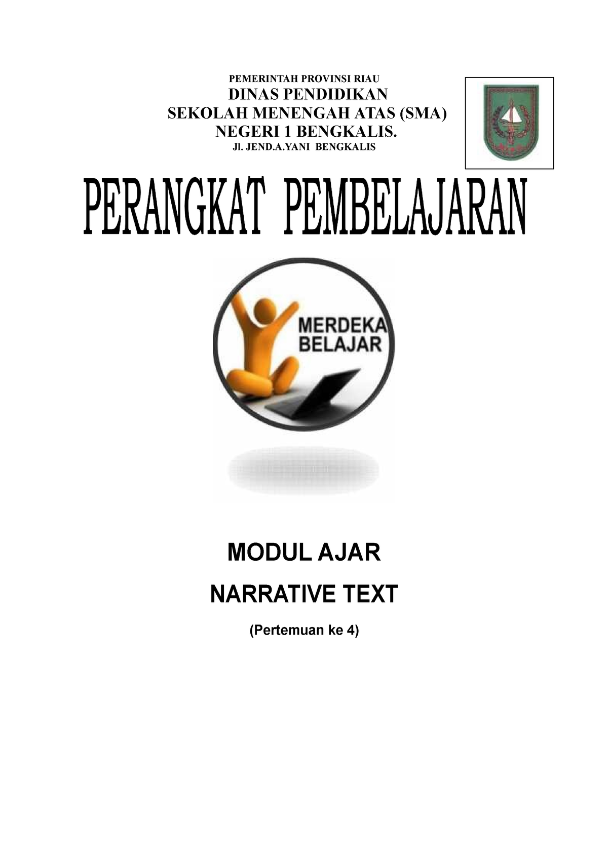 Modul Narative - Narrative Tex - PEMERINTAH PROVINSI RIAU DINAS ...