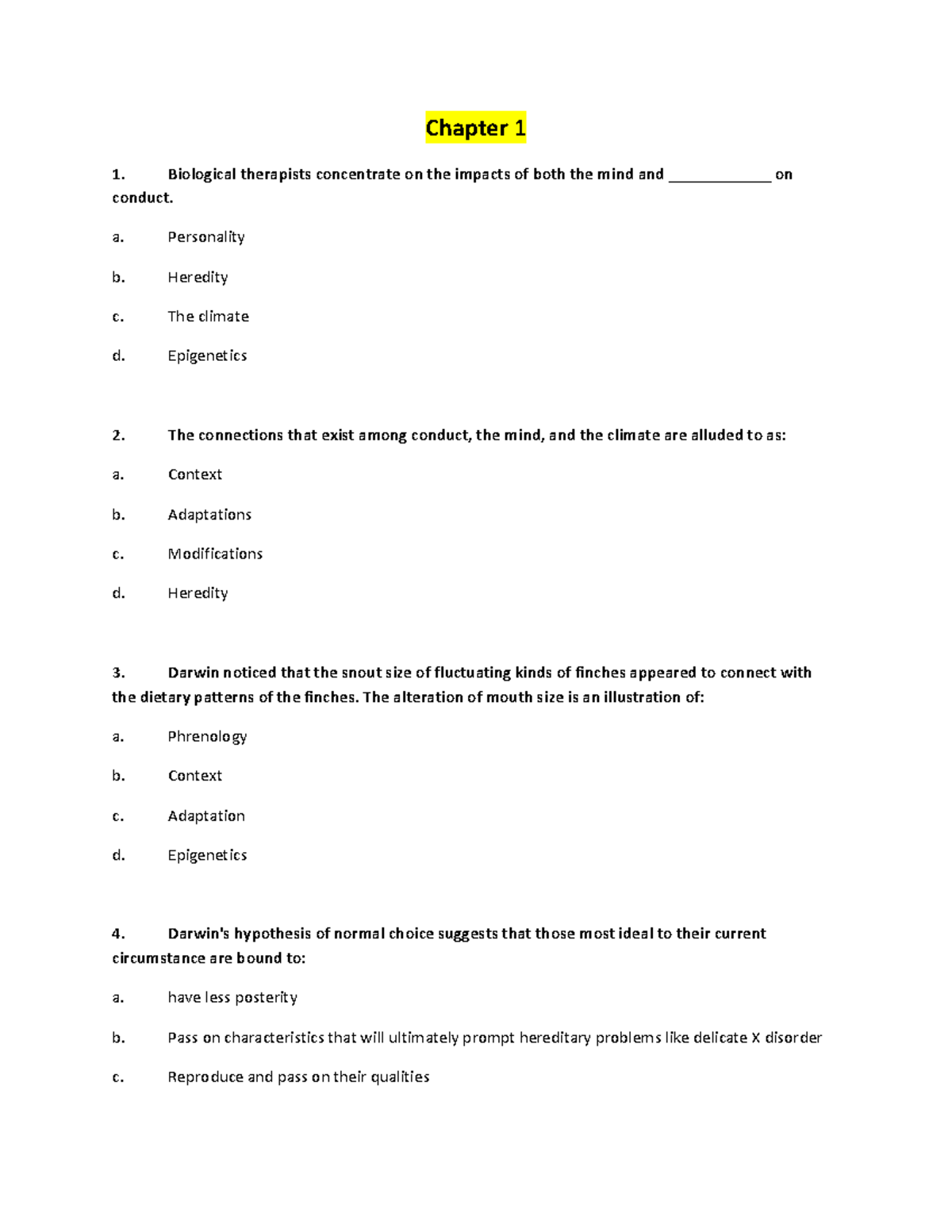 Unit 1 - This Are My Quizzes For Biological Psychology. Enjoy ...