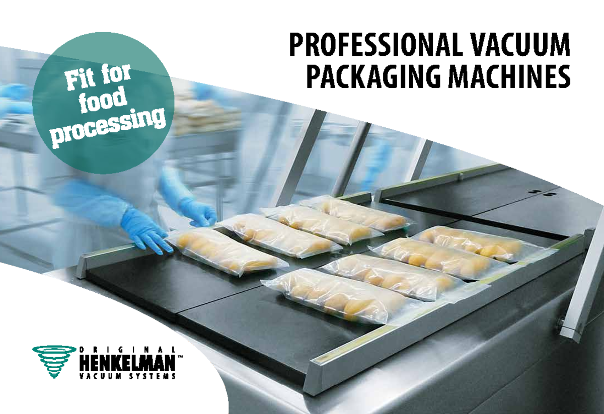 En henkelman food spread PROFESSIONAL VACUUM PACKAGING MACHINES