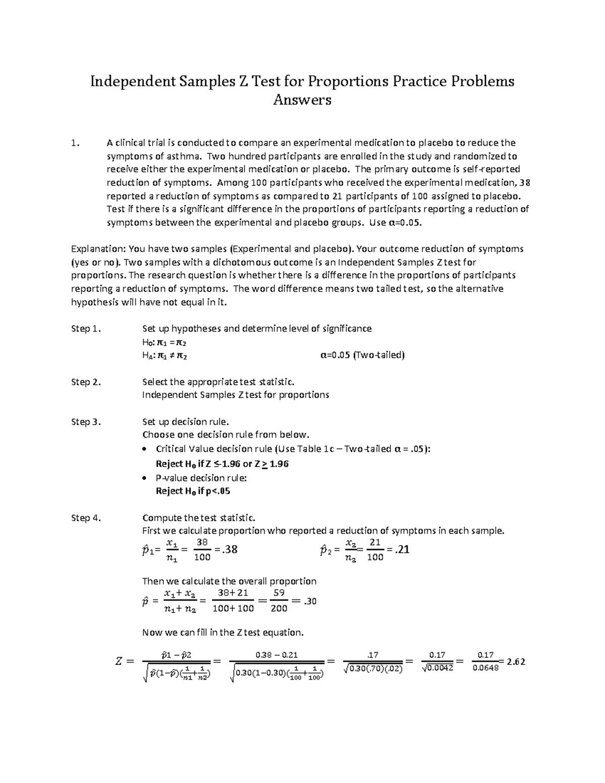 independent-samples-z-test-proportions-practice-problems-with-answers