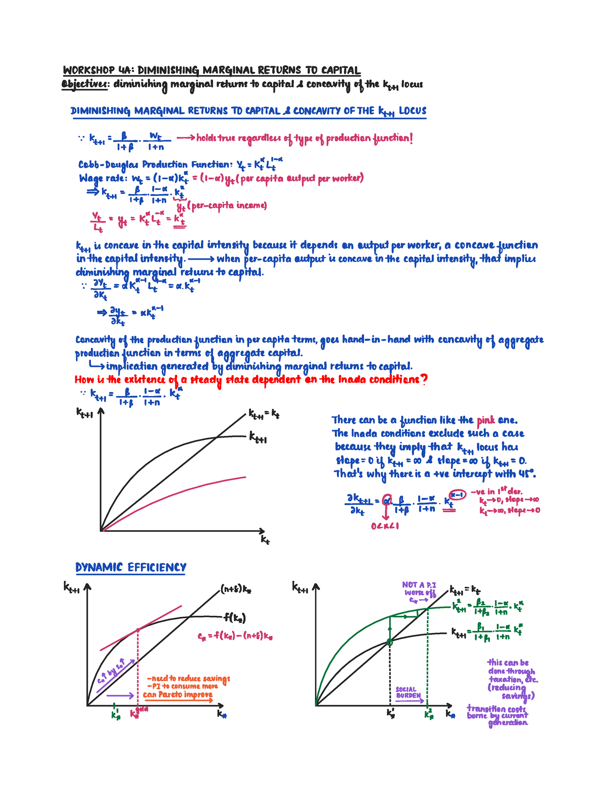 Workshop 4. Diminishing Marginal Returns to Capital - WORKSHOP4A ...