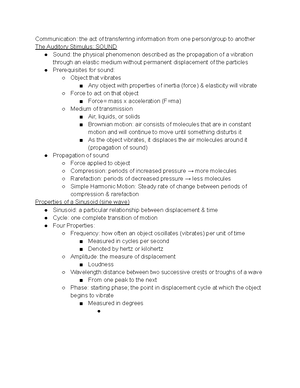 report writing tympanometry - CDI 405 - MSU - Studocu