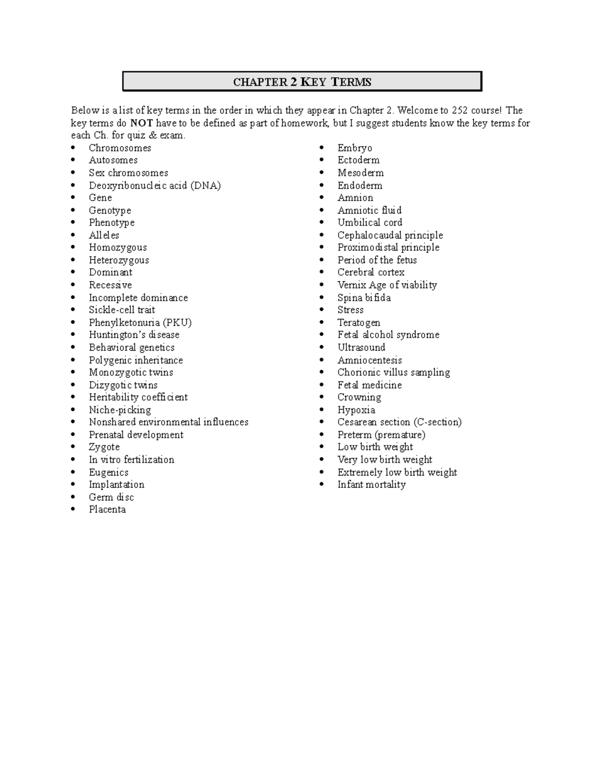 Alam Ch.2 LA - learning assessment 2 outline help sheet notes - CHAPTER ...