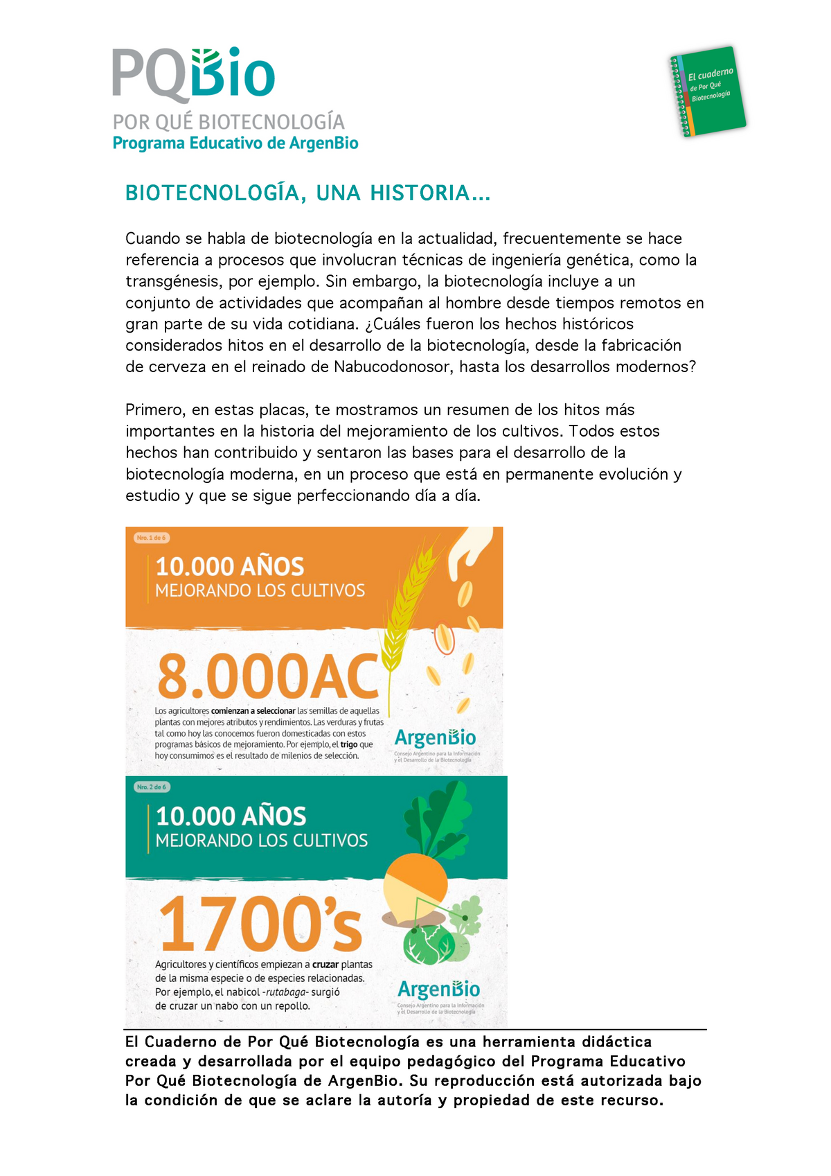 Historia Biotecnología - El Cuaderno De Por Qué Biotecnología Es Una ...