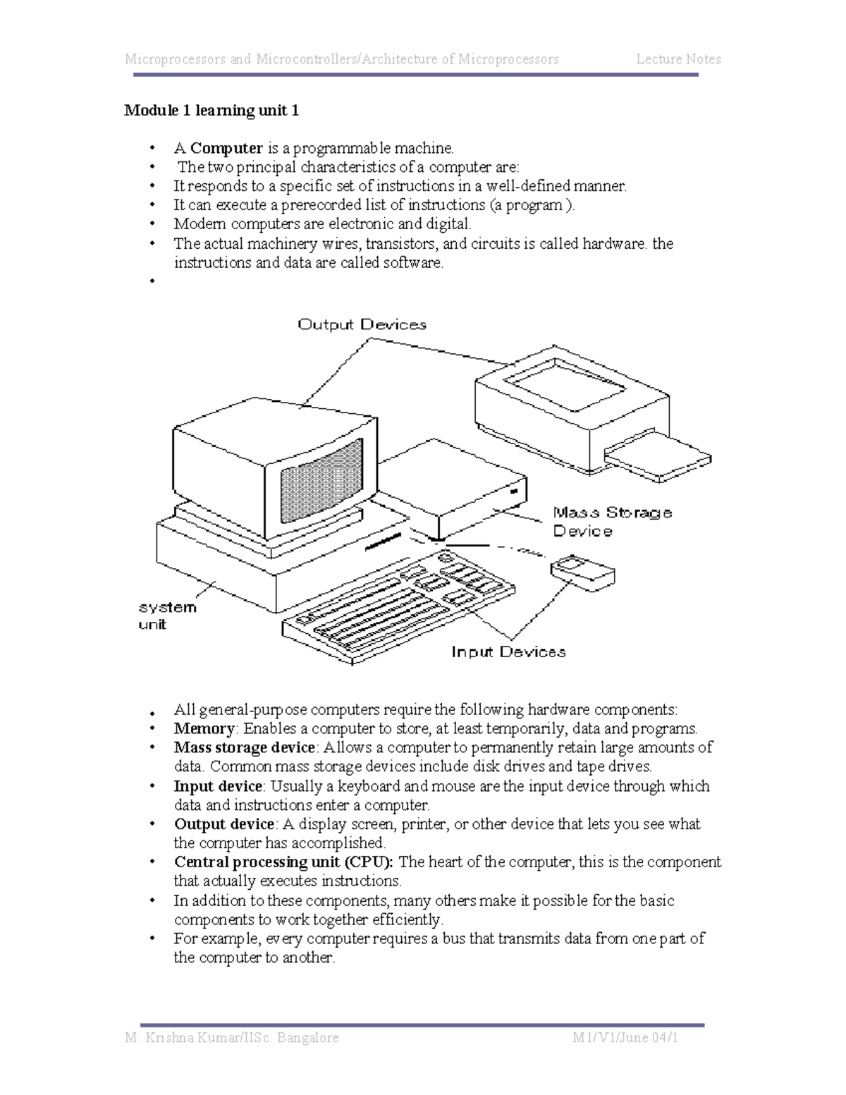 Microprocessor 8085 - Microprocessors And Microcontrollers/Architecture ...