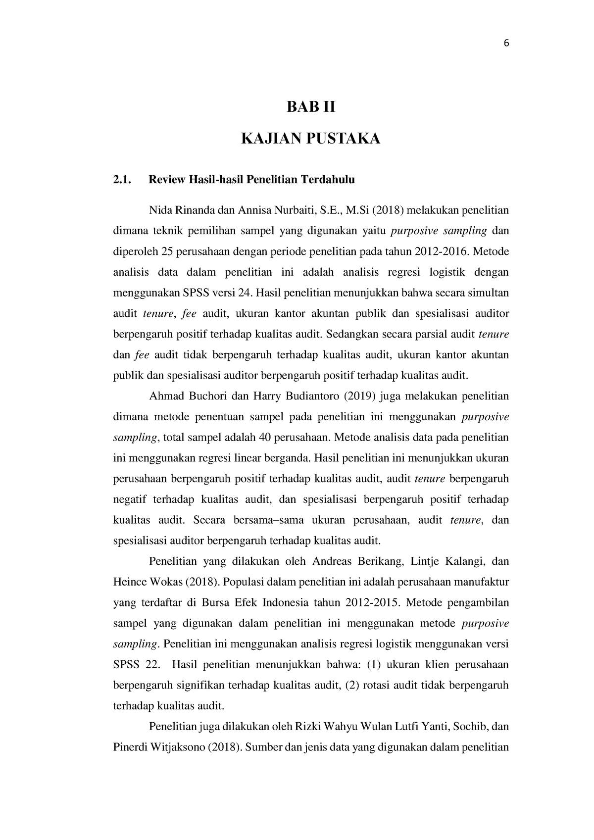 BAB II Kajian Pustaka - Bisnis Manajemen - Studocu