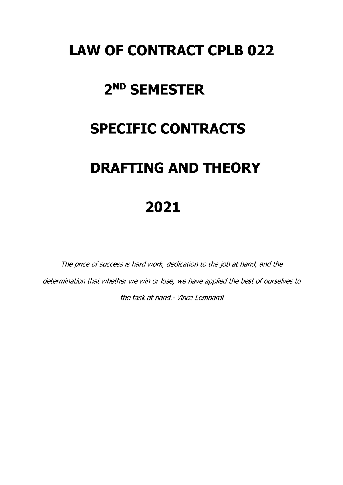 law-of-contract-3-13-law-of-contract-cplb-022-2-nd-semester-specific