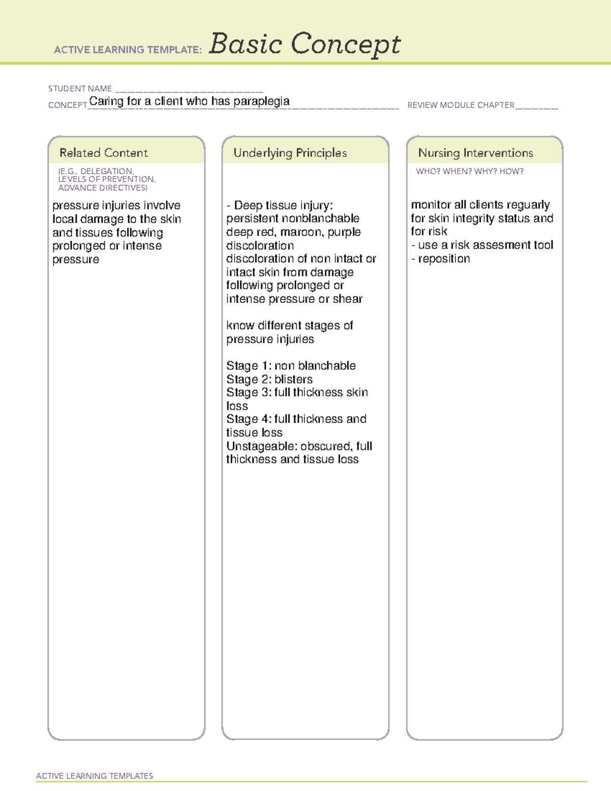 B7 - ati - RNSG 1261 - ACTIVE LEARNING TEMPLATES Basic Concept STUDENT ...