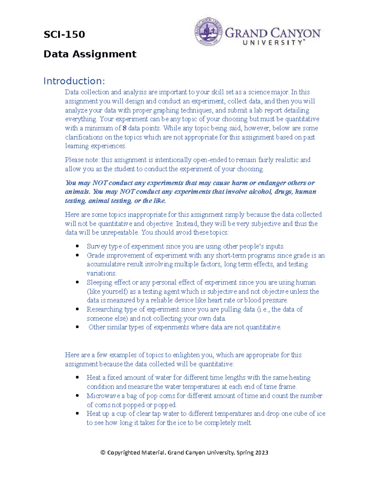 data assignment meaning