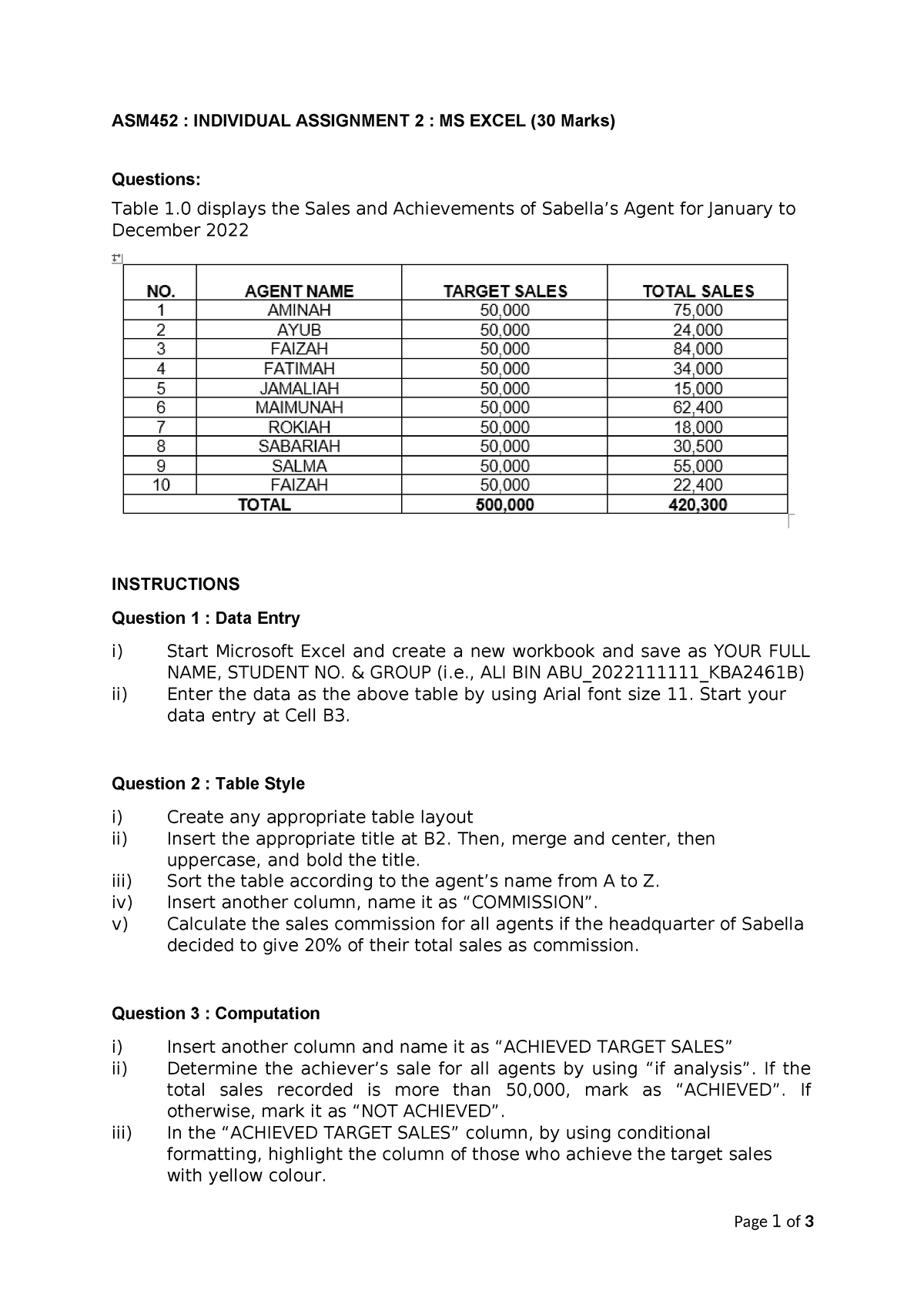 assignment 2 asm452