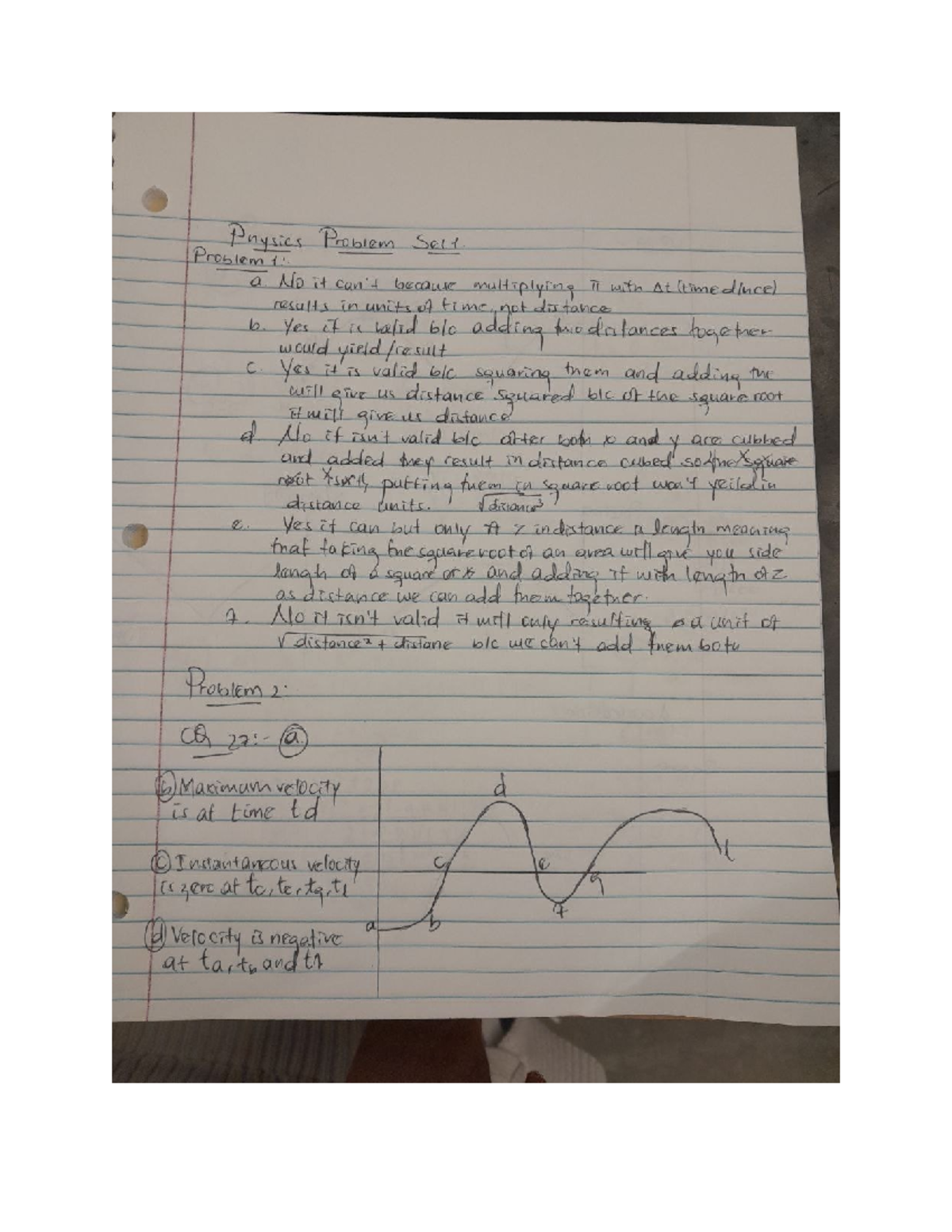 Physics Assignment 1 - PHYS 185 - Studocu