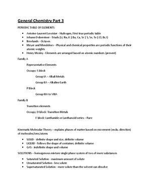 Pharmacy Module 1 (Gen Chem; 1Fundamentals) - Inorganic Chemistry 1 ...