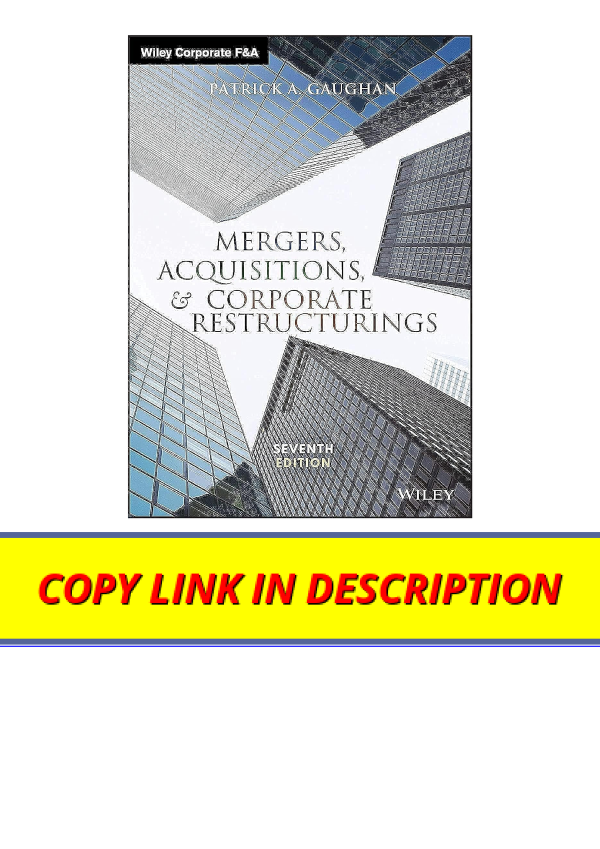 Kindle Online PDF Mergers Acquisitions And Corporate Restructurings ...