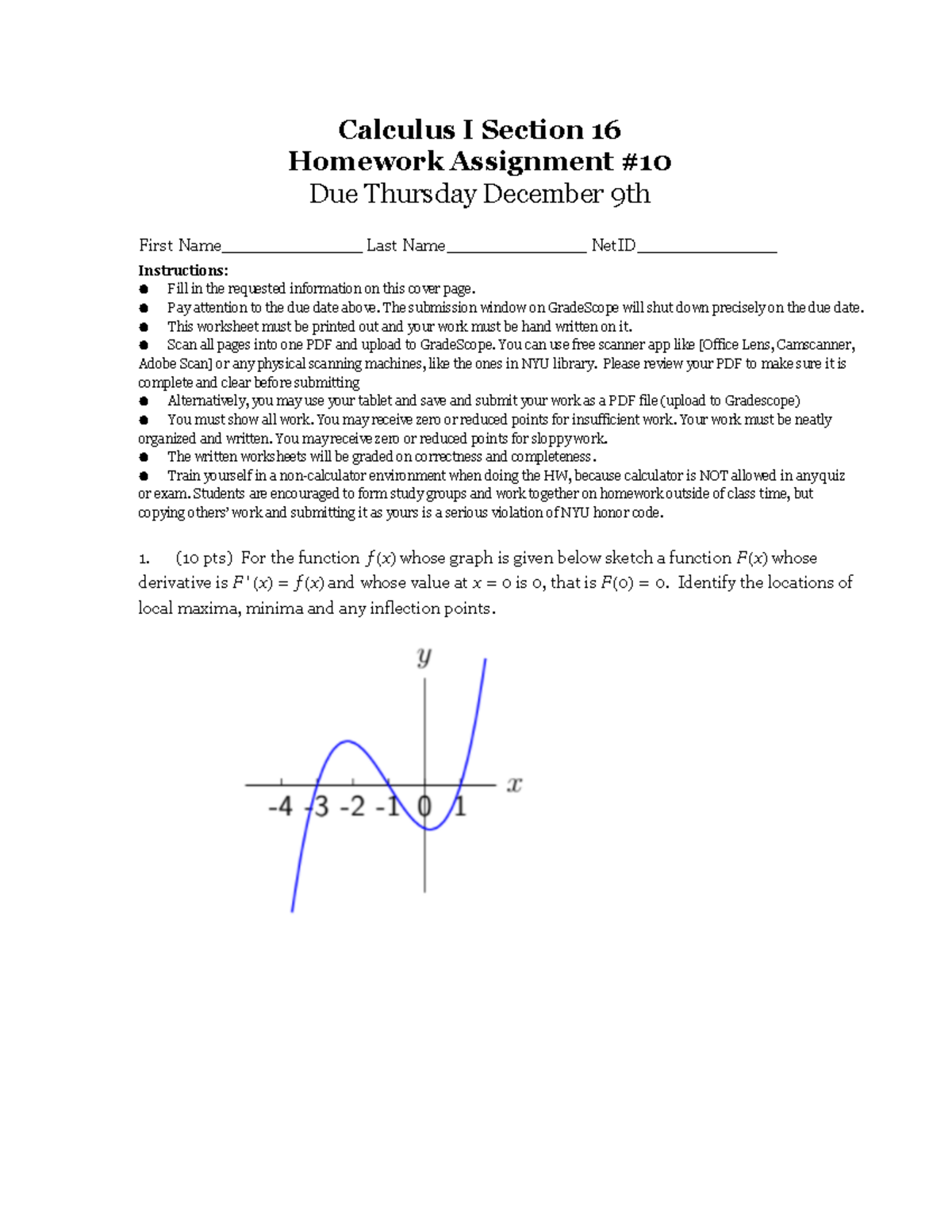 day 16 homework calculus