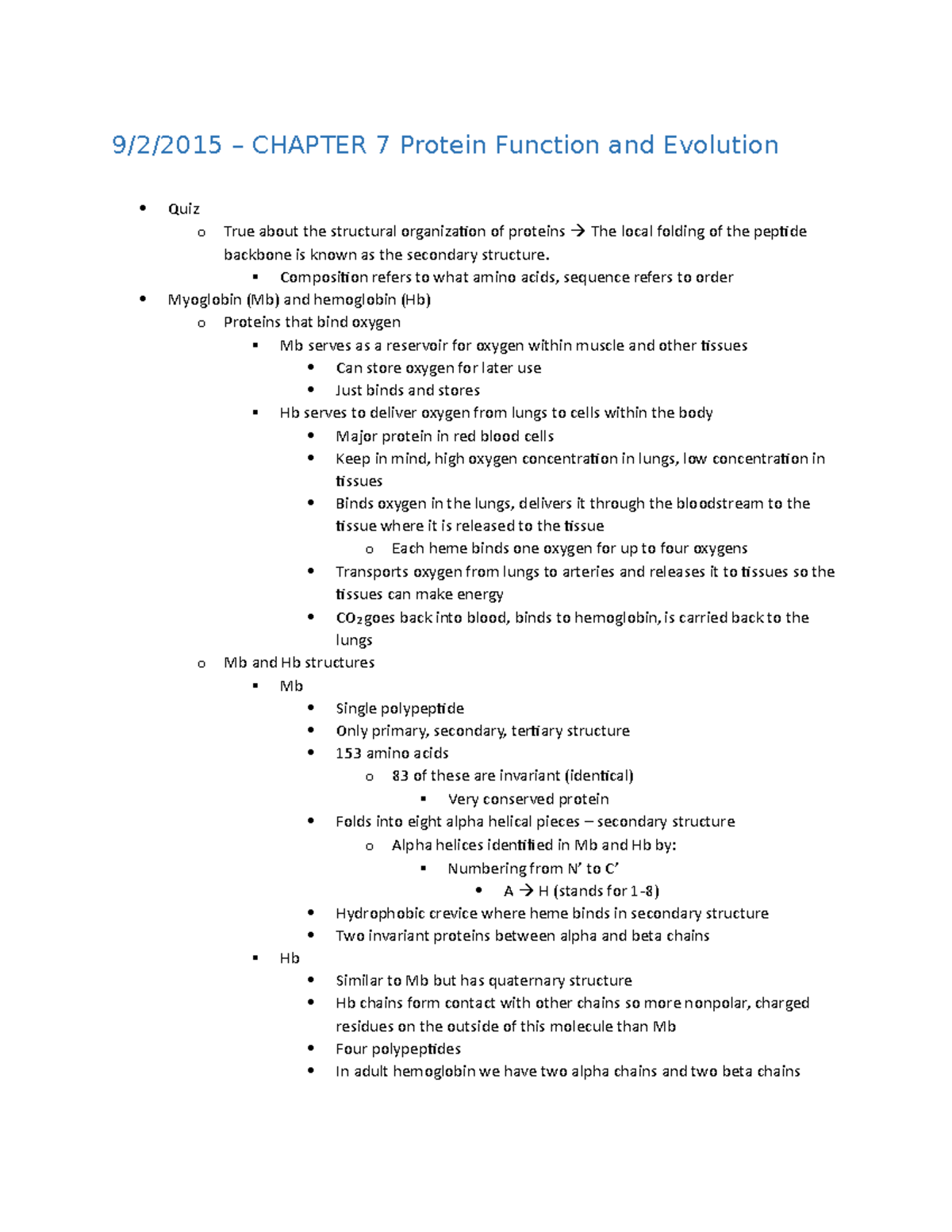 9-lecture-notes-7-9-2-2015-chapter-7-protein-function-and