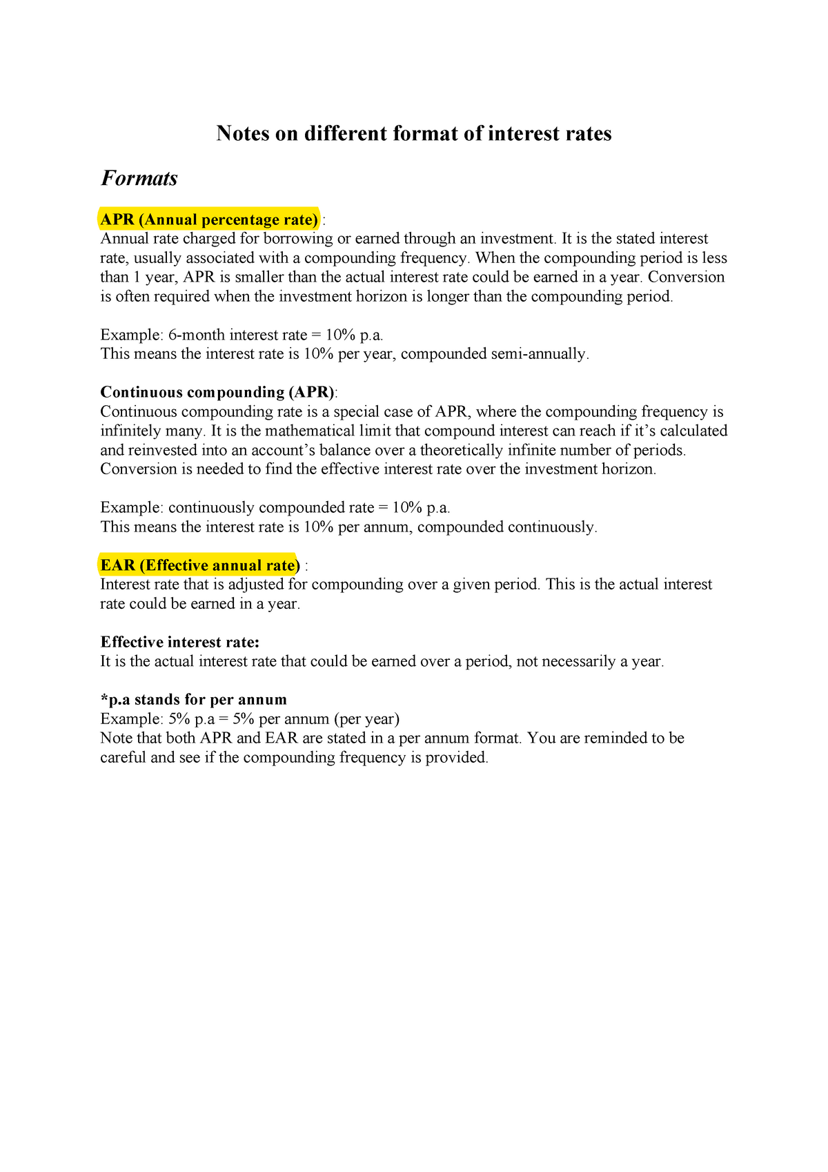 notes-on-interest-rates-notes-on-different-format-of-interest-rates