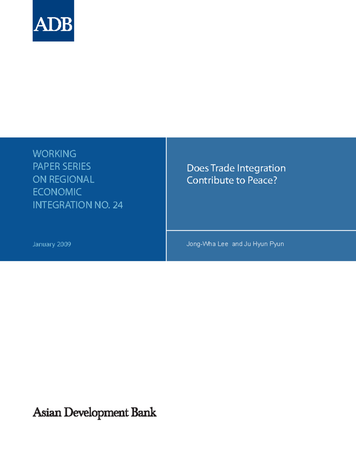 does-trade-integration-contribute-to-peace-working-paper-series-on