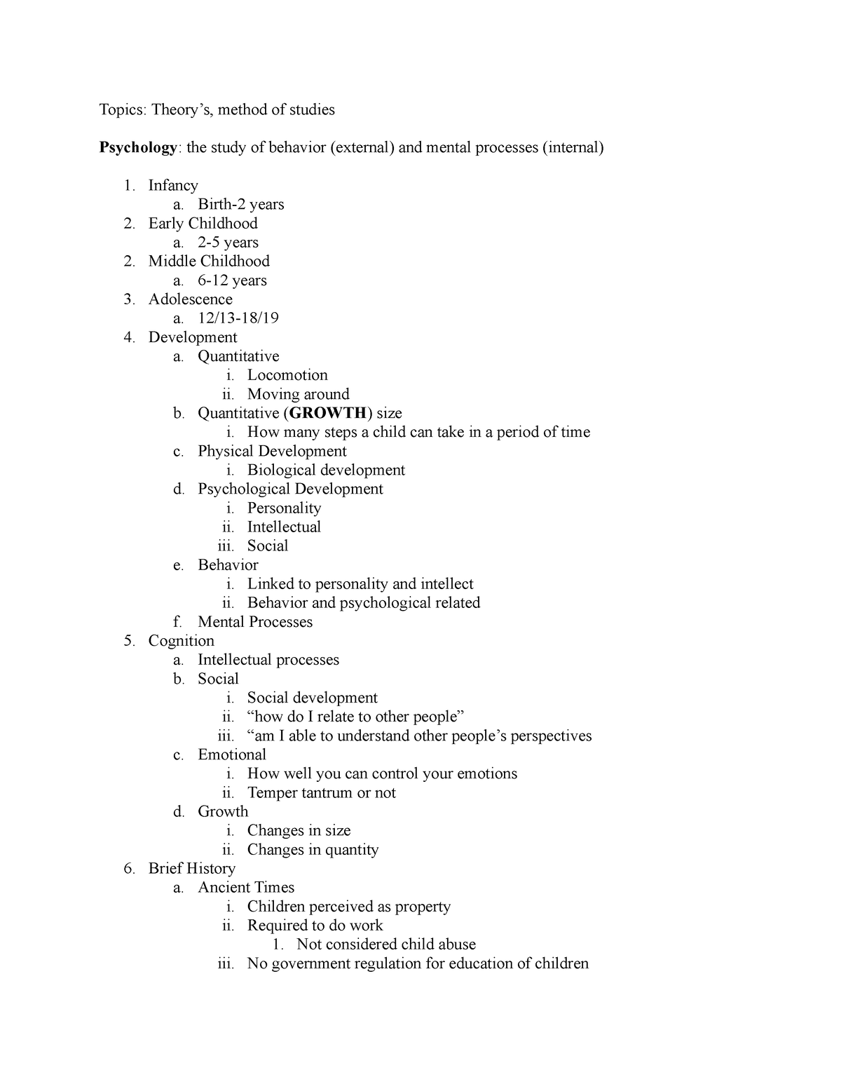 Chapter 1- What Is Child Development (history, theories, methods ...