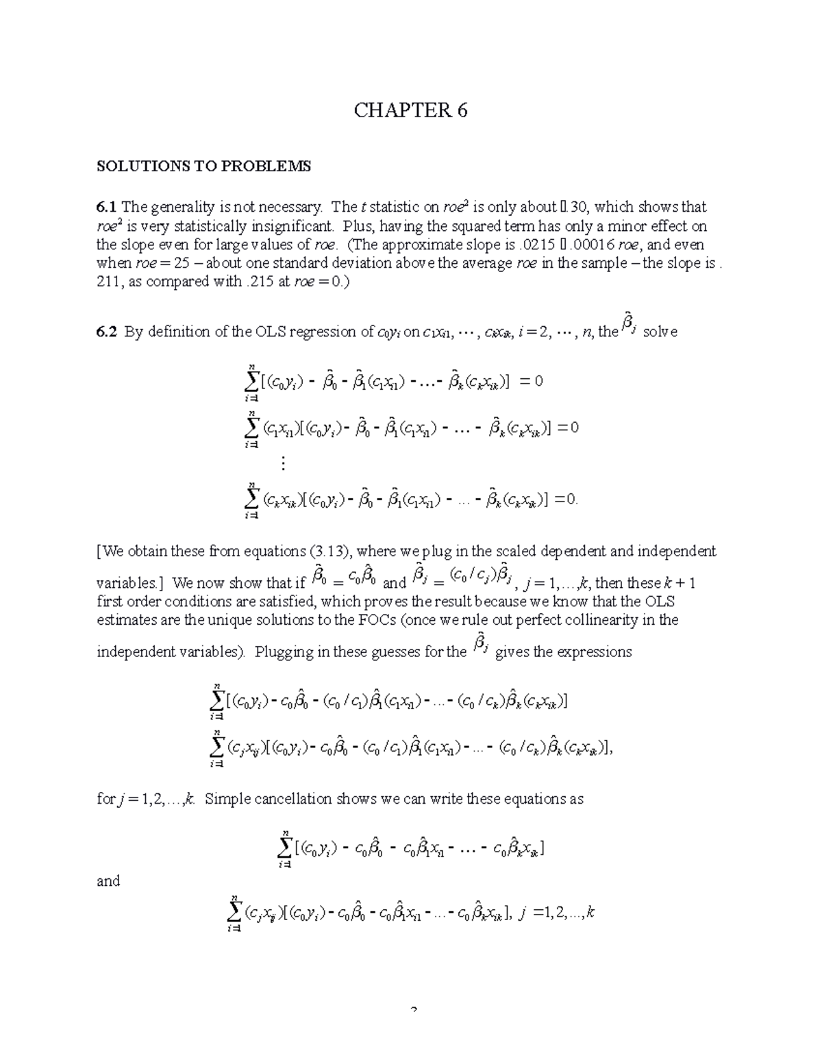 Cap6-gabarito - homework - CHAPTER 6 SOLUTIONS TO PROBLEMS 6 The ...