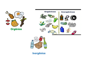 Basura organica inorganica - Sociedad y desarrollo economico - Studocu