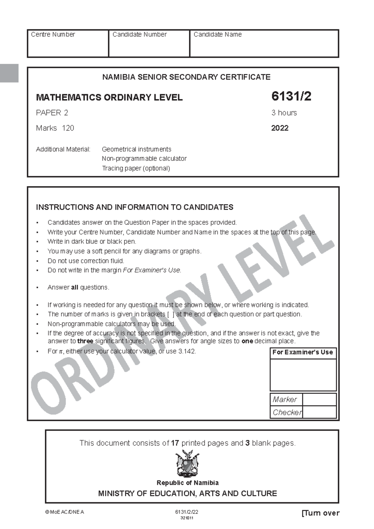 nssco math exam papers grade 11 pdf download