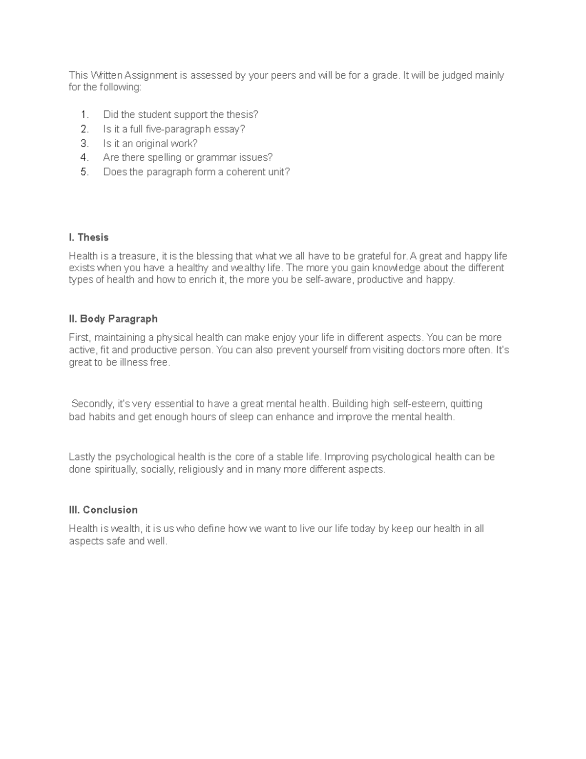 UNIT 4 Written Assigment - This Written Assignment is assessed by your ...