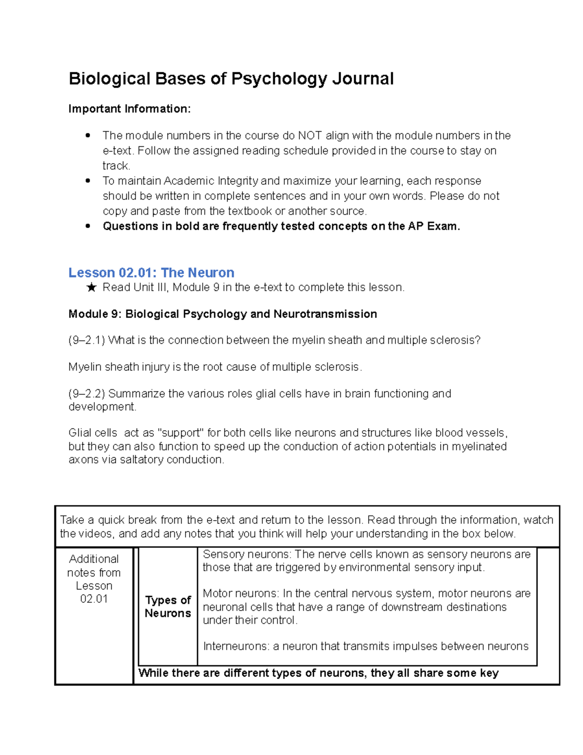 Biological Bases Of Psychology Journal - Biological Bases Of Psychology ...