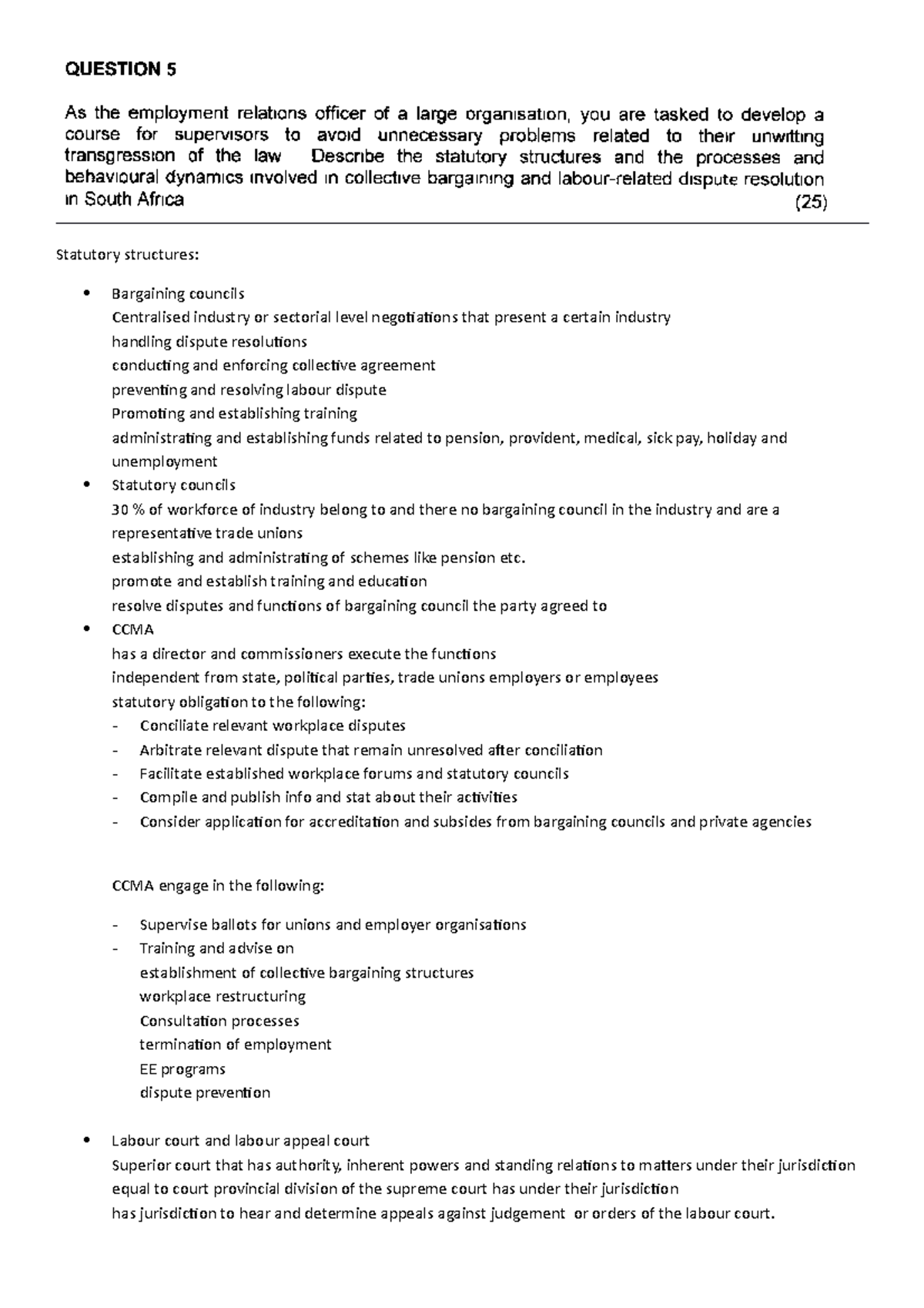 Statutory structure, processsess and behavioural dynamics - Statutory ...