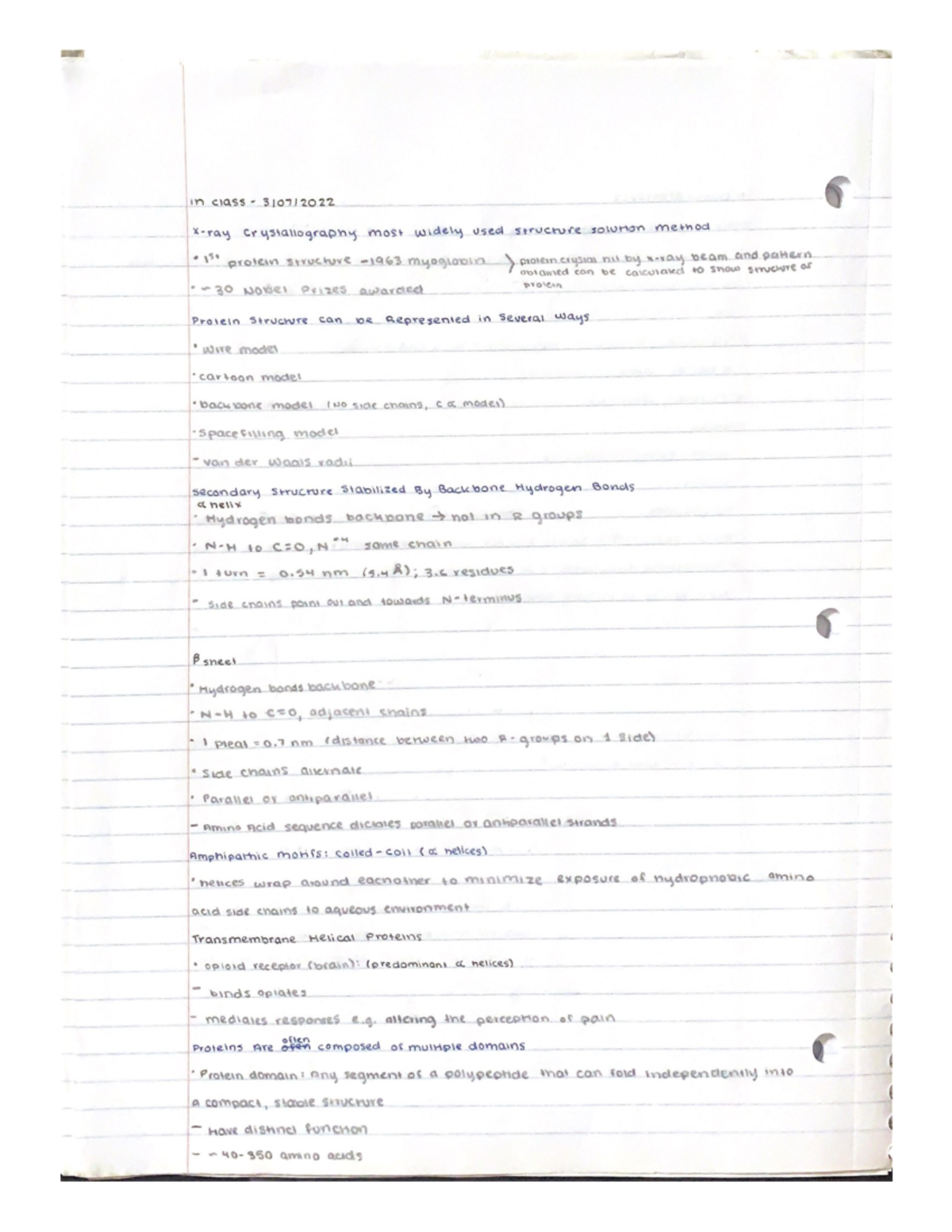 Lecture notes BIOS 041 spring 2022 - BIOS 041 - Studocu