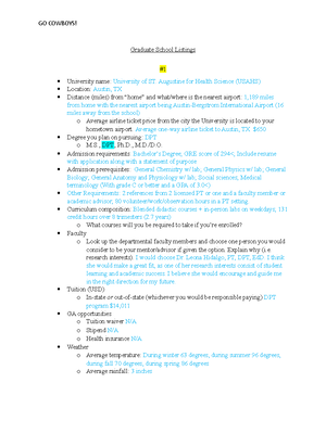 Class Disc - Assignment done for exercise science. Includes information ...