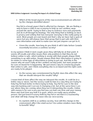 M04 Written Assignment - Tyreese Lowery September 20, 2020 M04 Written ...