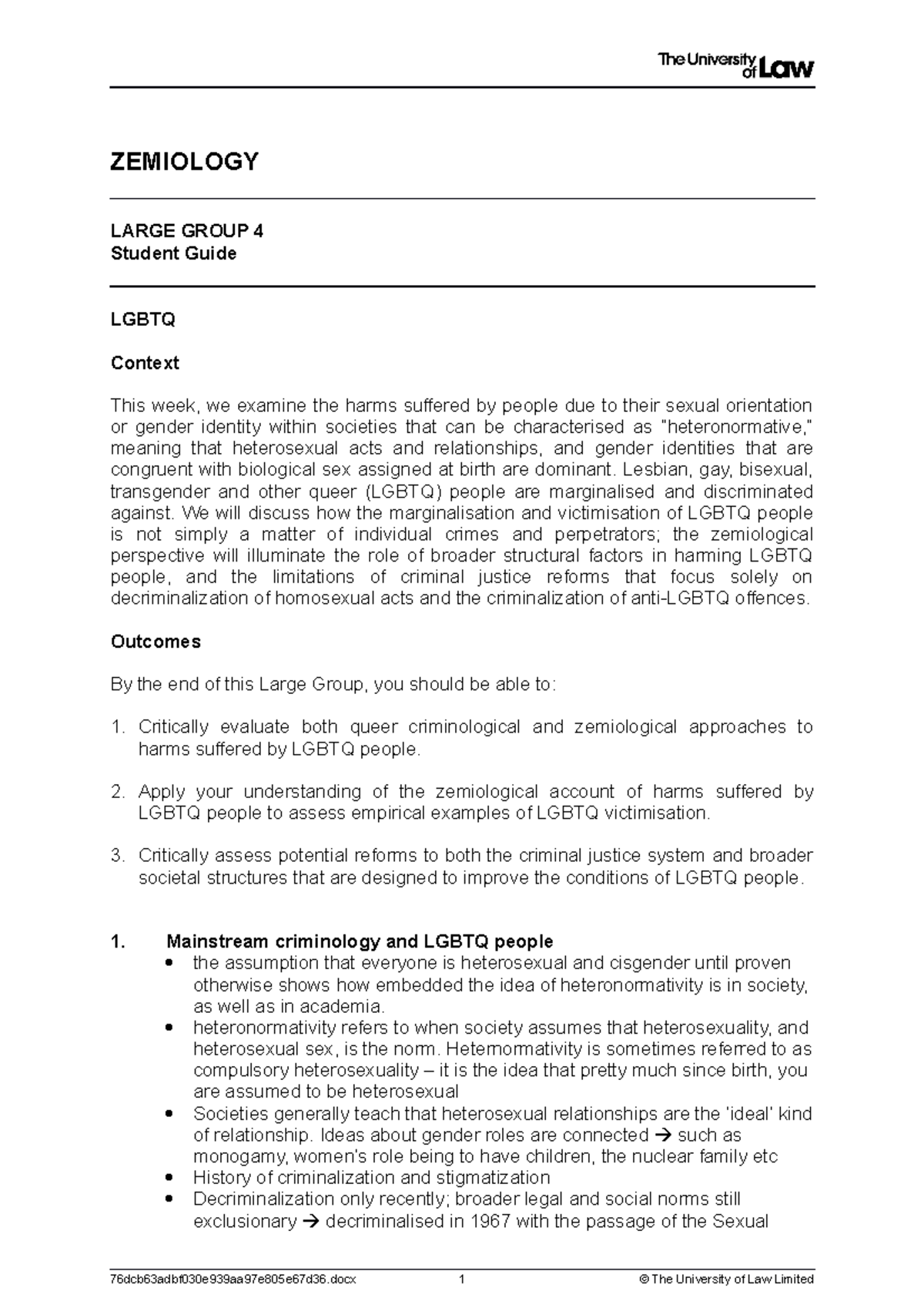 2223 zem lg04 ce01 student guide - ZEMIOLOGY LARGE GROUP 4 Student ...