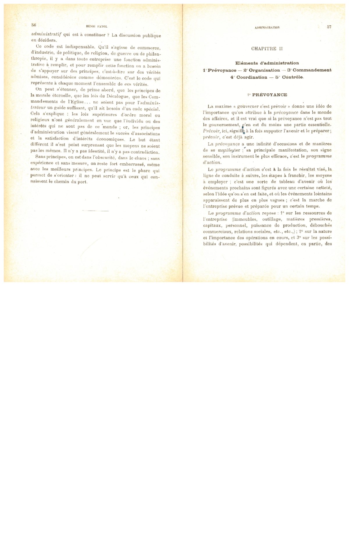Fayol Administration industrielle et générale extraits - 443513 - Studocu
