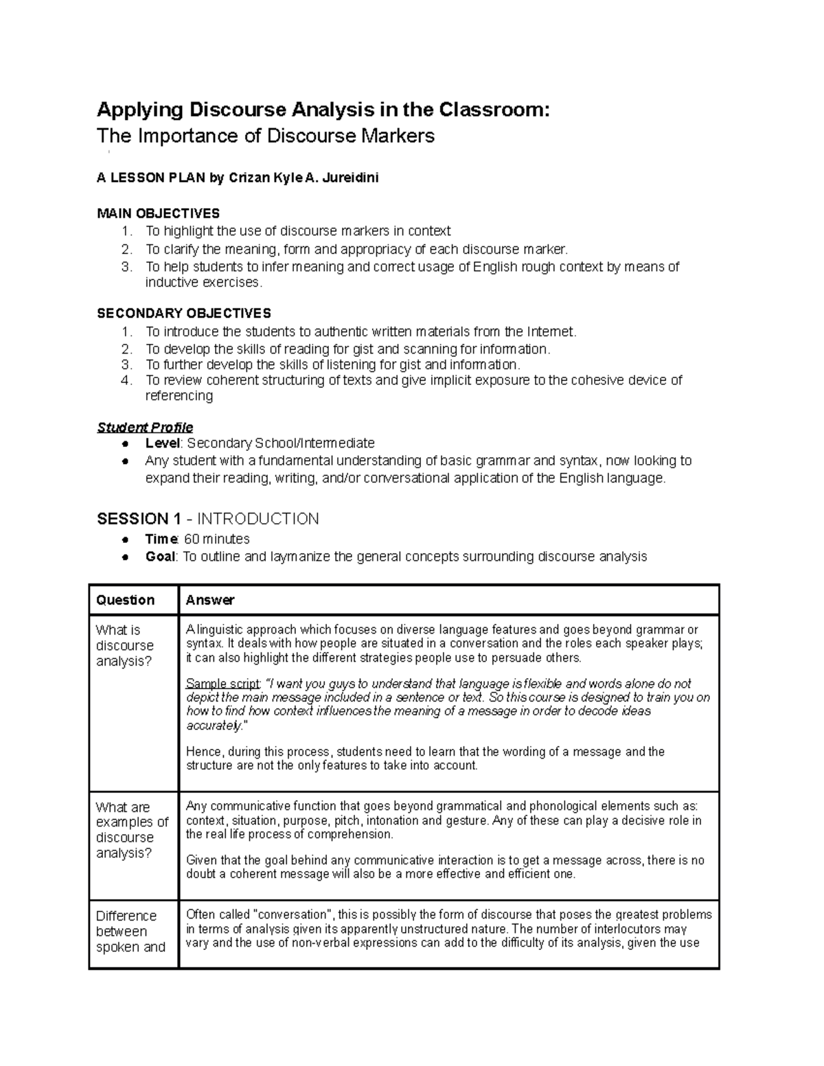 crizan-kyle-jureidini-final-lesson-plan-applying-discourse-analysis