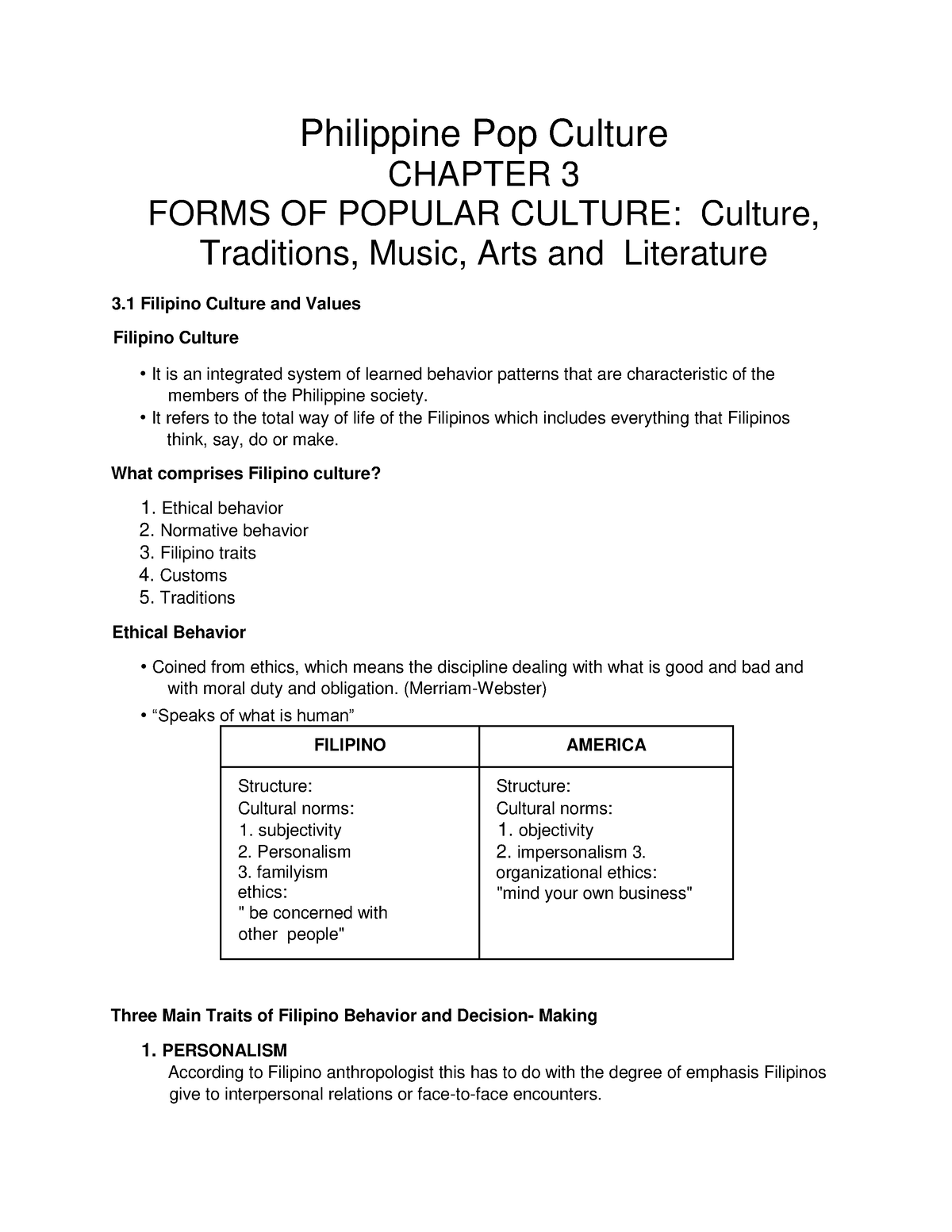 Lesson 3 Philippine Pop Culture Philippine Pop Culture CHAPTER 3   Thumb 1200 1553 