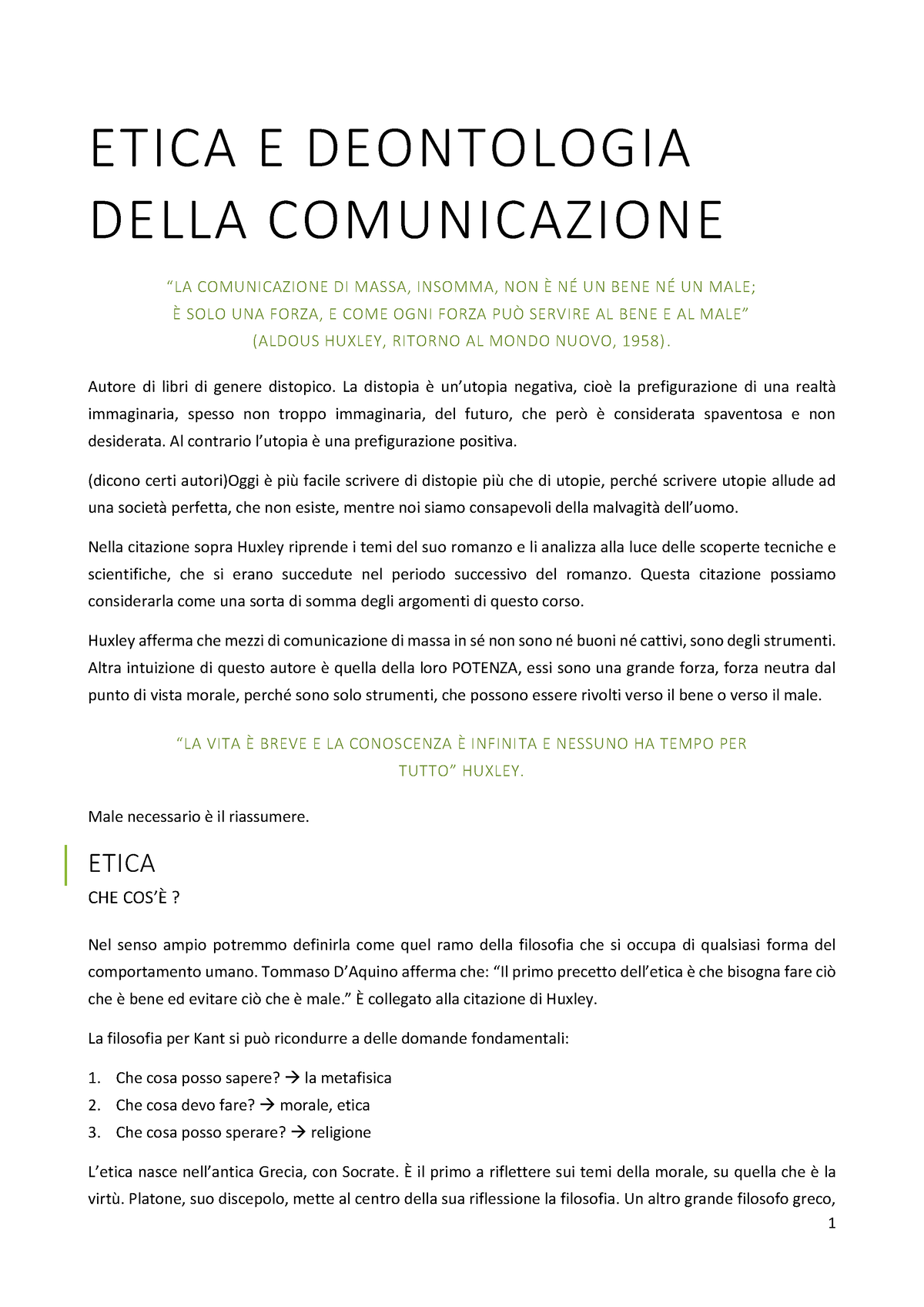 Etica E Deontologia Della Comunicazione Etica E Deontologia Della Comunicazione “la 0039