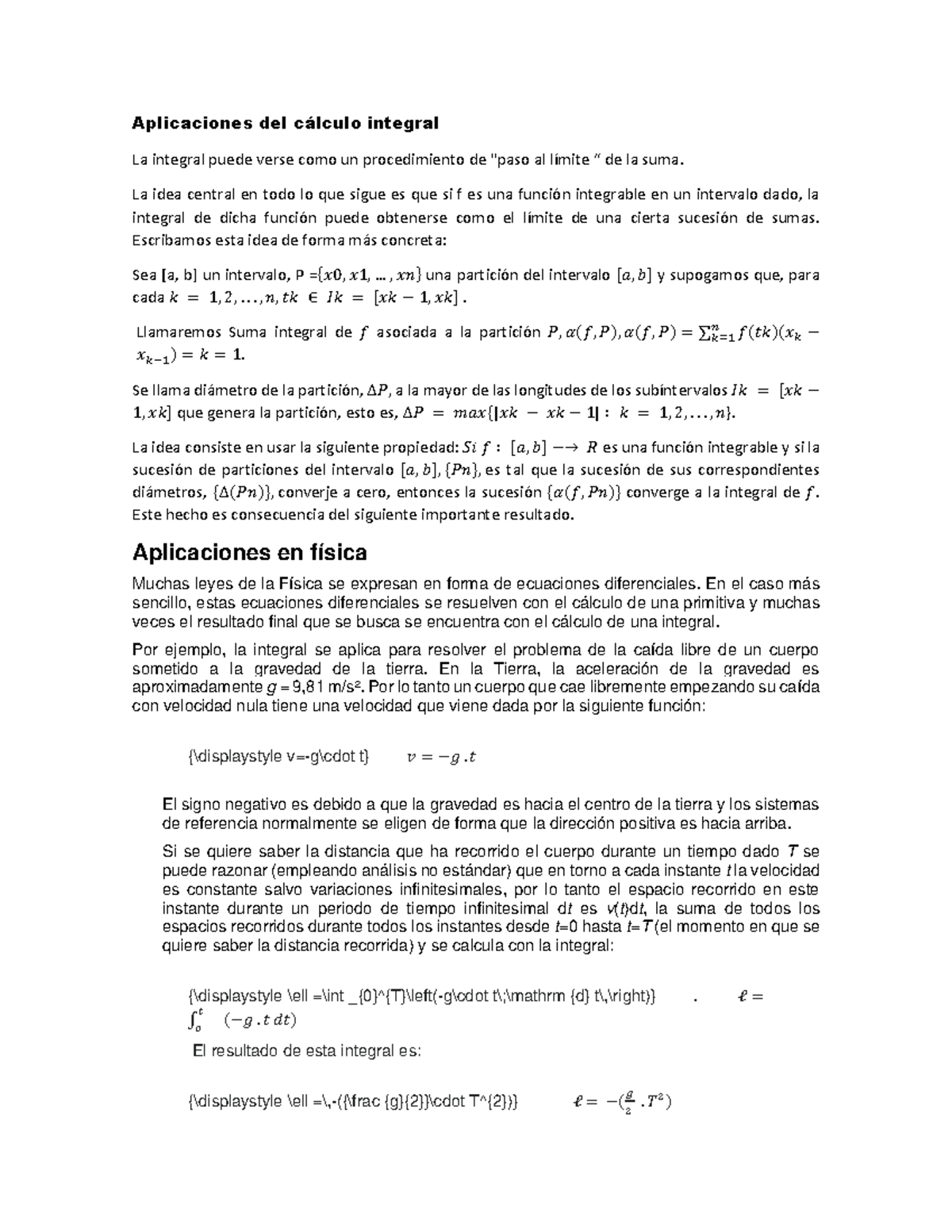 Aplicaciones Del C Lculo Integral Aplicaciones Del Clculo Integral La Integral Puede Verse