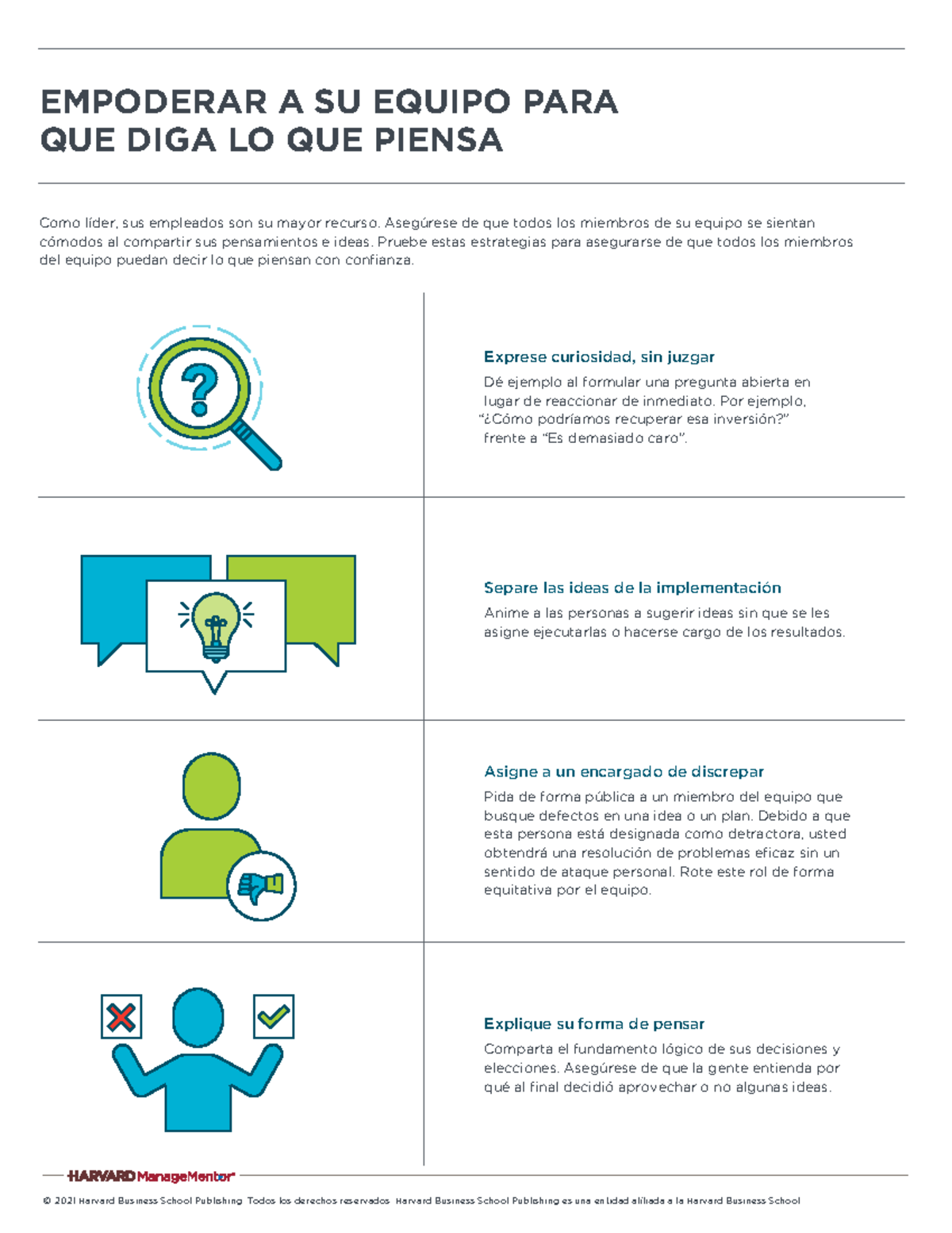 Empower your team to speak up - Asigne a un encargado de discrepar Pida ...