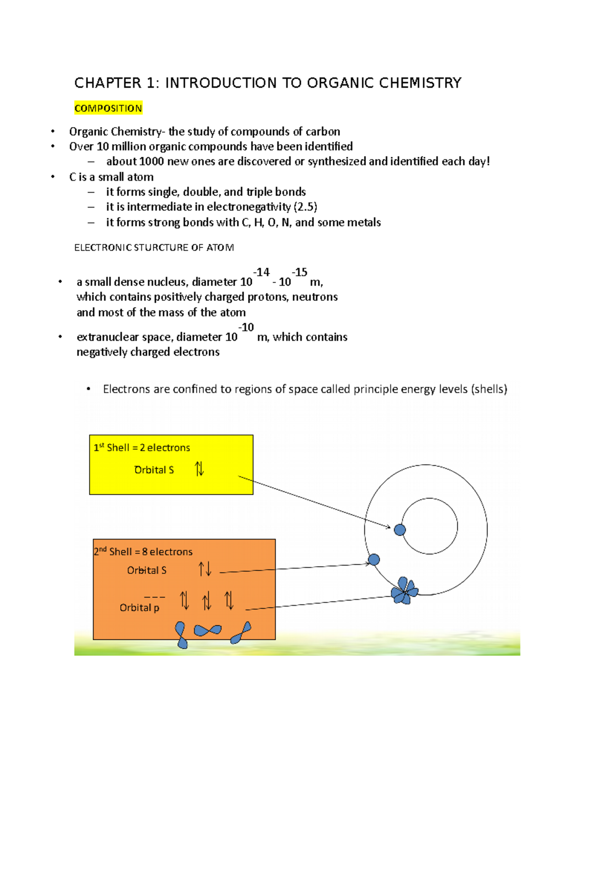 INTRODUCTION - Lecture Notes 1 - Fundamental Of Organic Chemistry ...