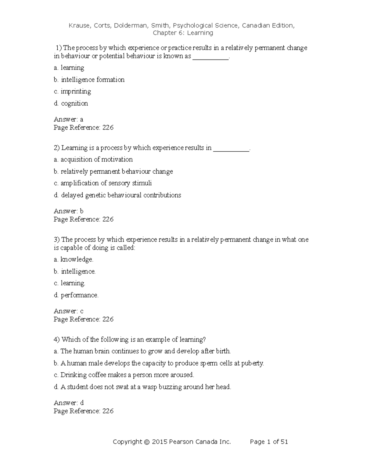 Chapter 06 General Bank Multiple Choice QuestionsTIF Chapter 6